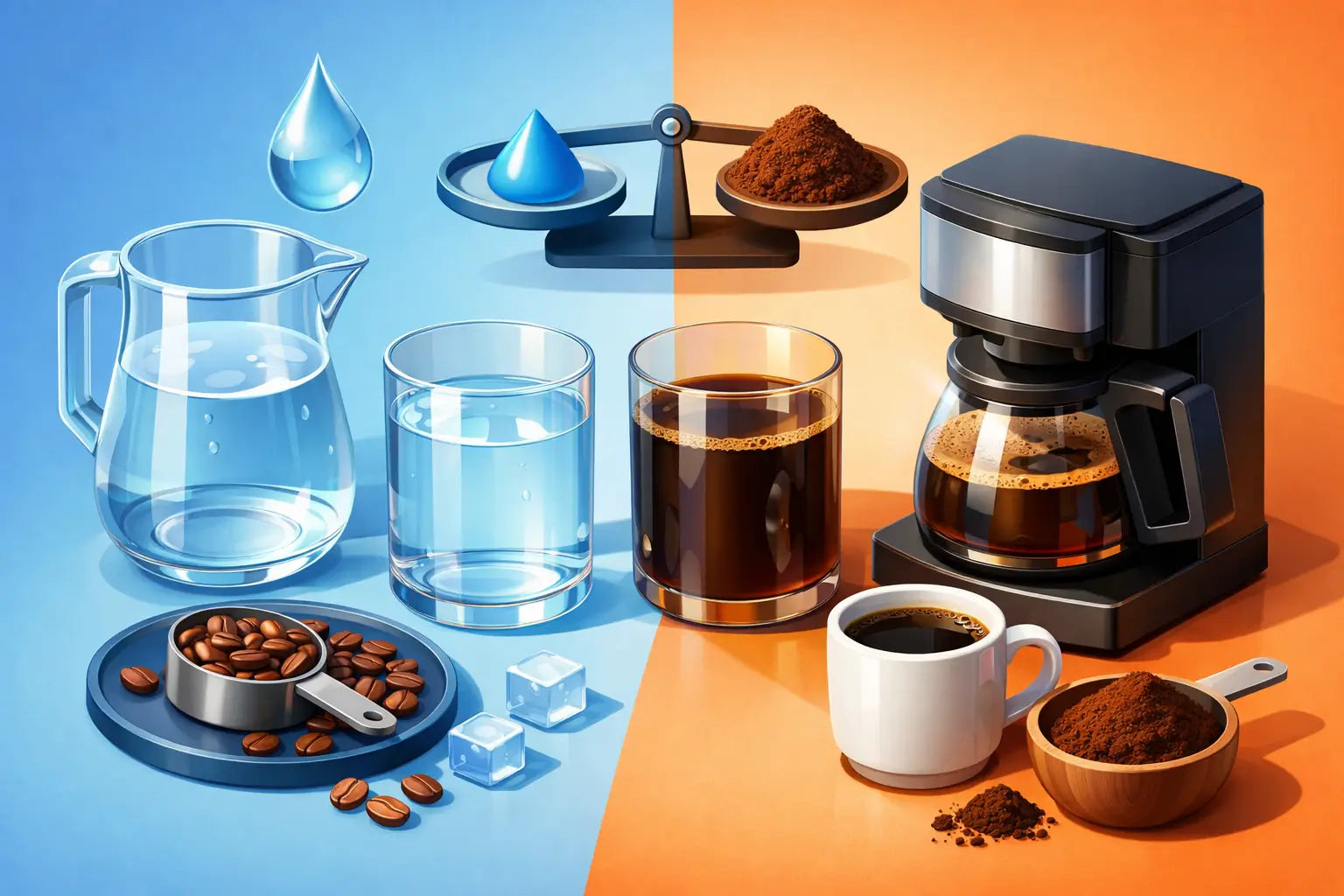 American Coffee Water to Coffee Ratio