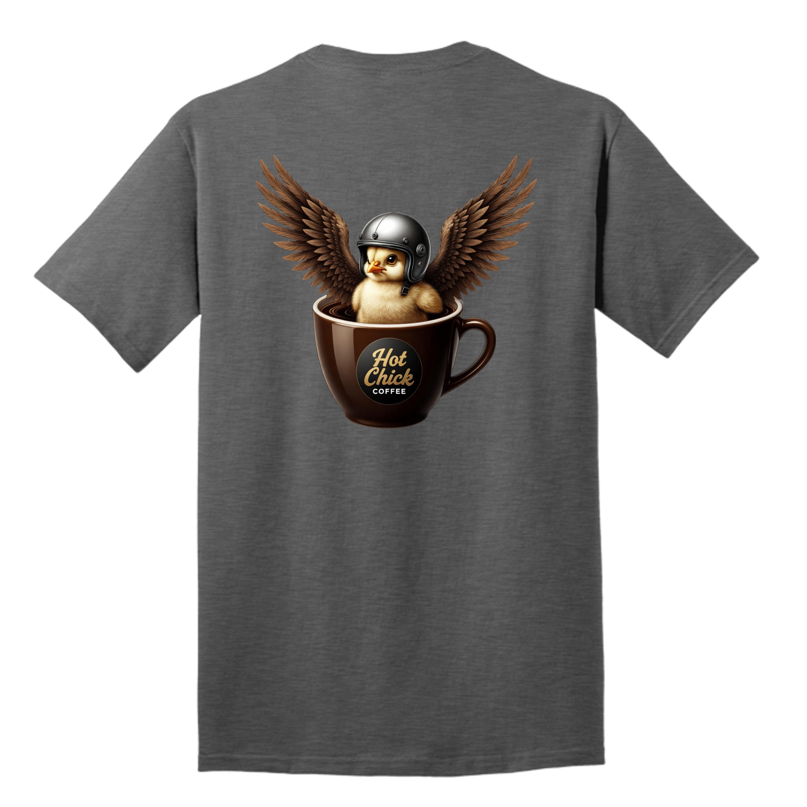 Dark Heather Grey - PC54T - BACK