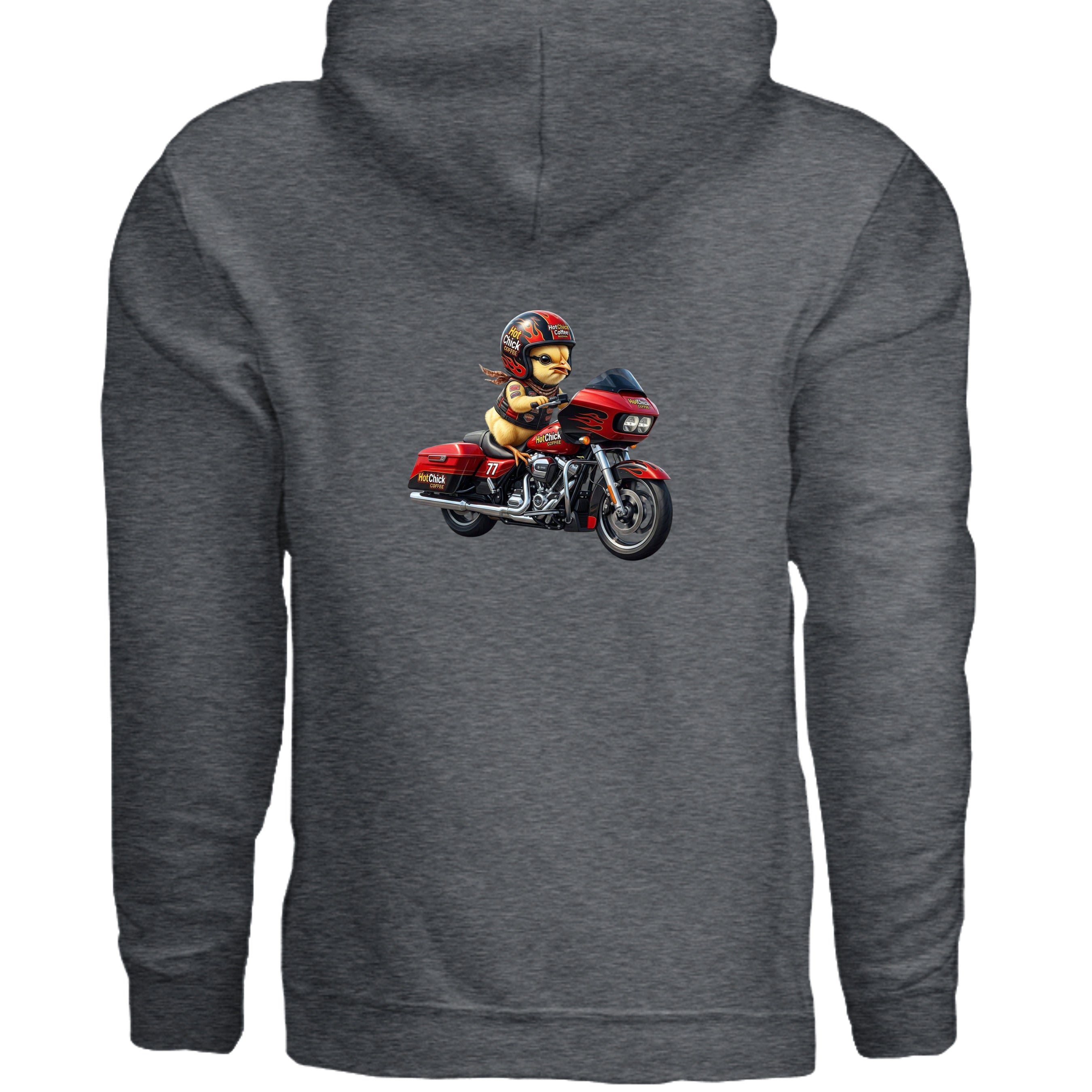 DARK HEATHER - G185 - BACK