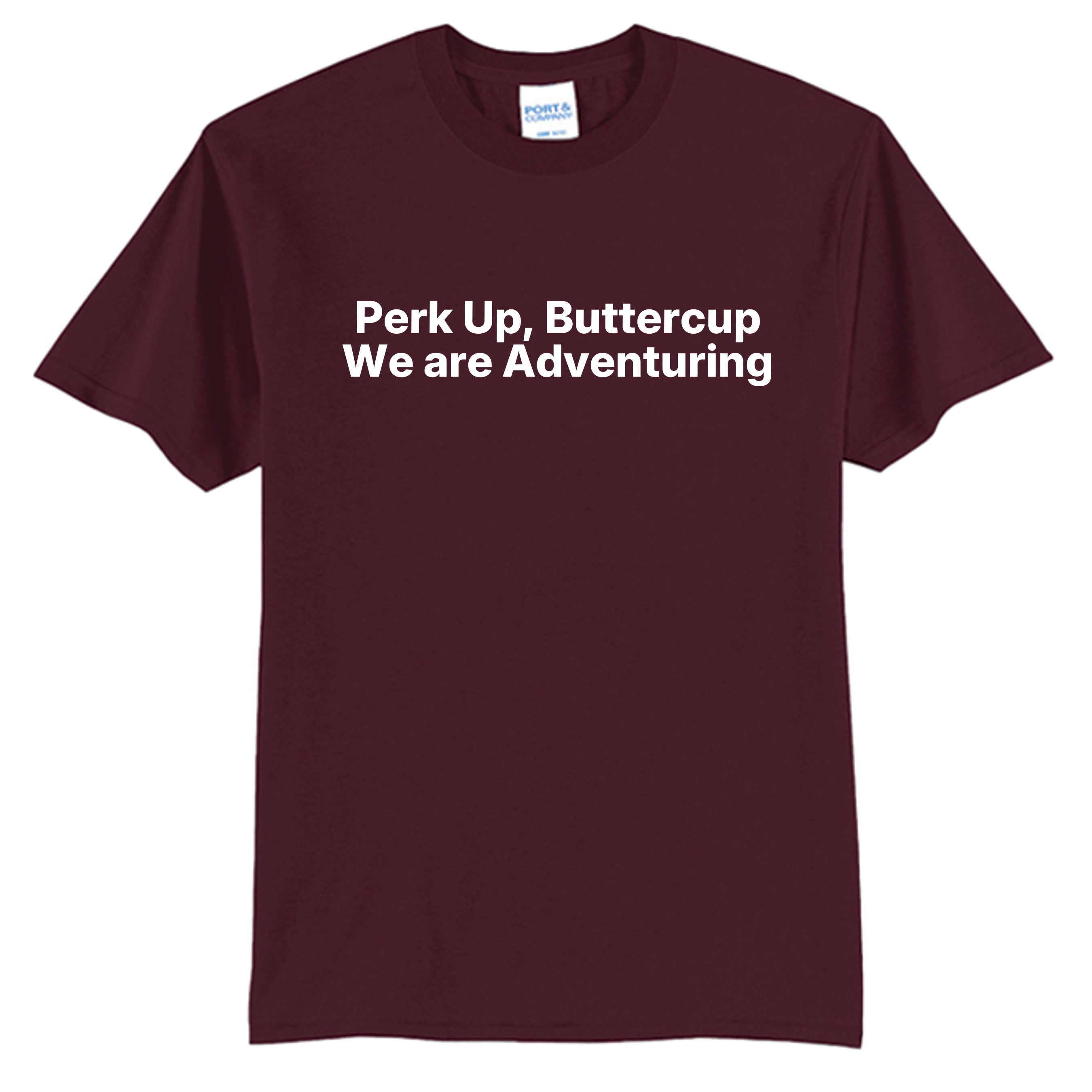 Athletic Maroon - PC55T - FRONT